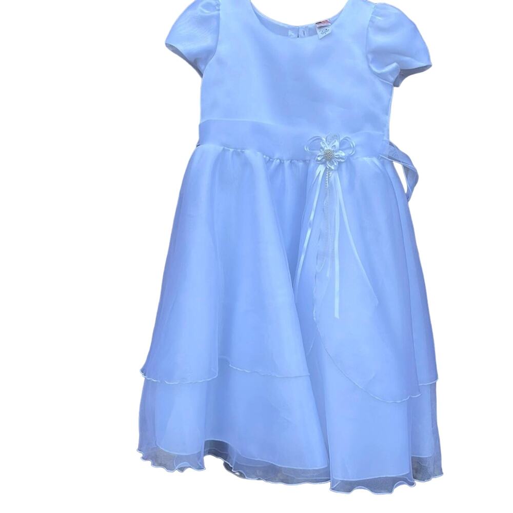 Girls white formal dress size 8